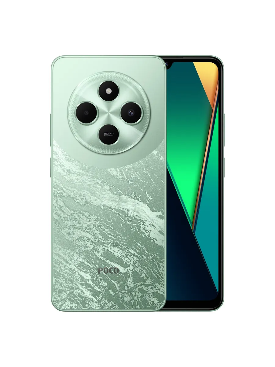 Смартфон Poco C75 8 256 ГБ зеленый Xiaomi 314280921 купить за 21 031 ₽ в интернет‑магазине Wildberries