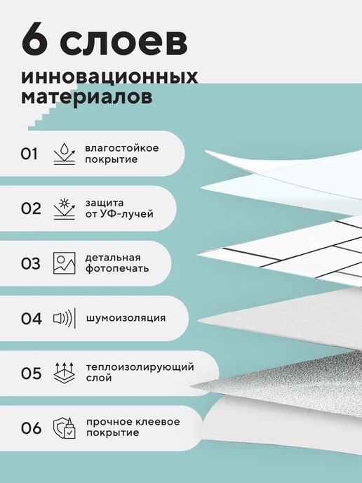 Conflate Плитка самоклеющаяся для пола и стен 30x30 см 20 шт, 30x30 см, 20 шт, фото 2