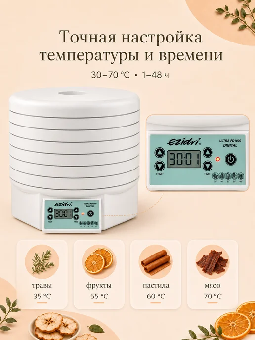 Ezidri Сушилка Ultra FD 1000 Digital, Набор 4, фото 3