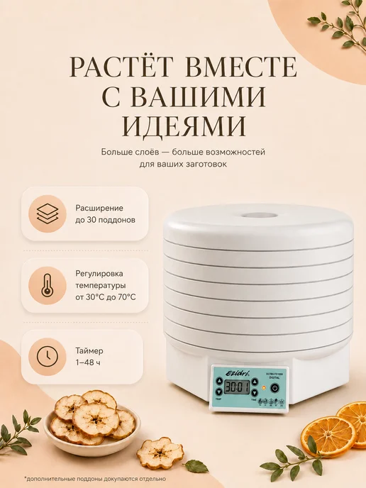 Ezidri Сушилка Ultra FD 1000 Digital, Набор 4, фото 5