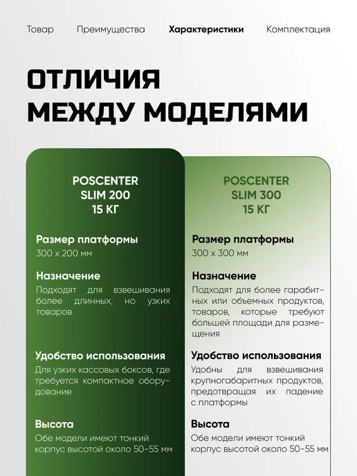 POScenter Электронные весы торговые фасовочные Slim 200 15 кг, 15 кг, фото 5