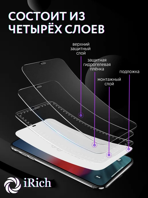 iRich Матовая защитная пленка Realme Neo 7, белый, фото 2
