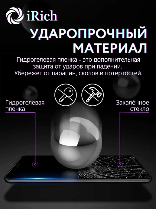 iRich Матовая защитная пленка Realme Neo 7, белый, фото 3