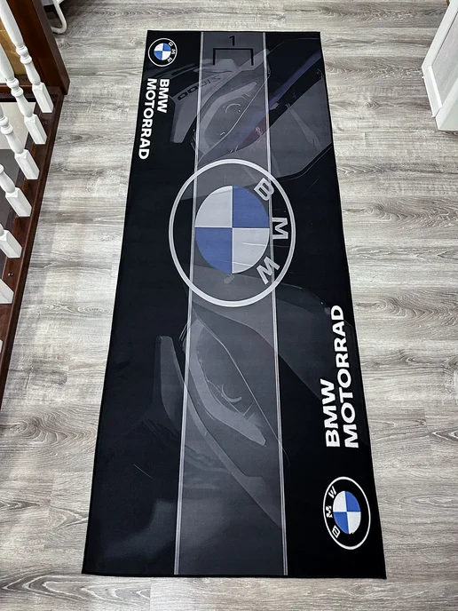 Коврик под мотоцикл BMW, синий, фото 2