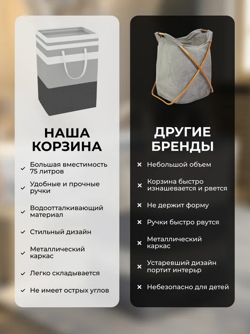 KODALIFE Набор корзин для игрушек набор 2 штуки по 75 л, 75 л, фото 8
