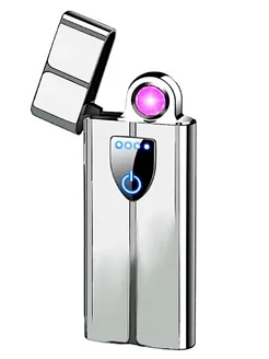 USB зажигалка с вращающимся кольцом плазмы, серебристая LIGHTERS 314377707 купить за 1 606 ₽ в интернет-магазине Wildberries