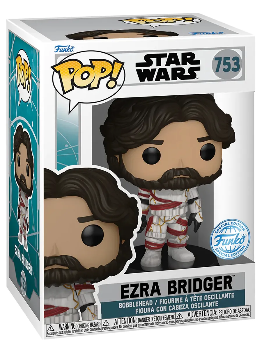 Фигурка Funko POP! башкотряс Star Wars Асока Эзра Бриджер