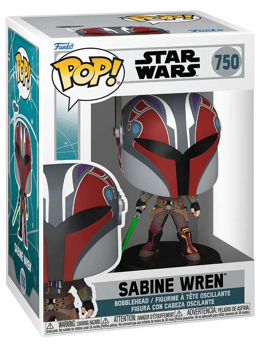 Фигурка Funko POP! башкотряс Star Wars Асока S3 Сабин Врен