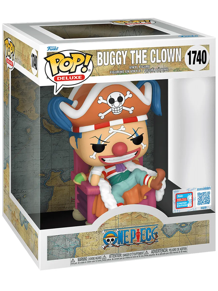 Фигурка Funko POP! Deluxe Ван Пис Клоун Багги NYCC24