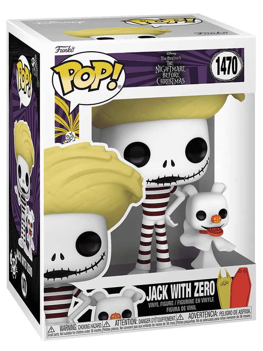 Фигурка Funko POP Дисней Кошмар перед Рождеством Джек и Зеро Фигурка Funko POP Дисней Кошмар перед Рождеством Джек и Зеро