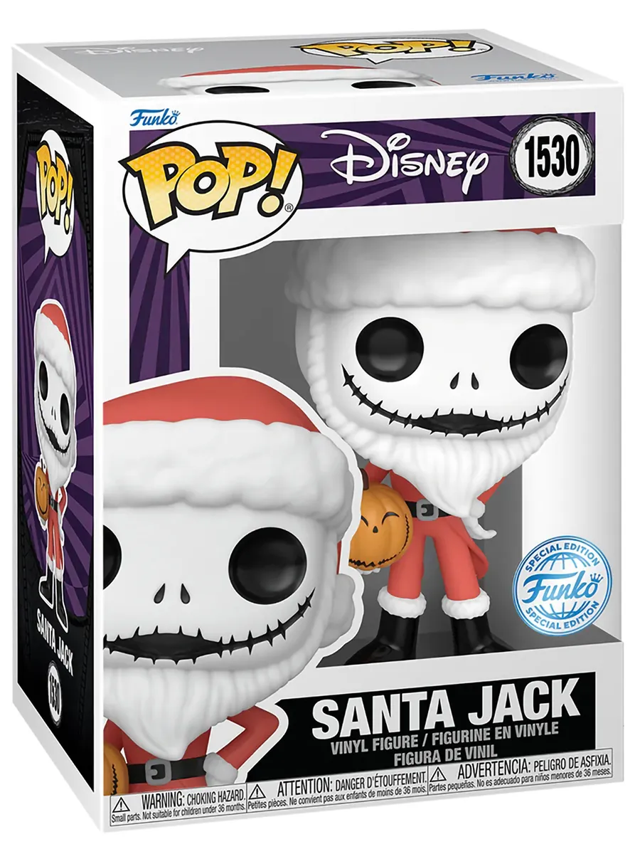 Фигурка Funko POP! Дисней Кошмар перед Рождеством Санта Джек