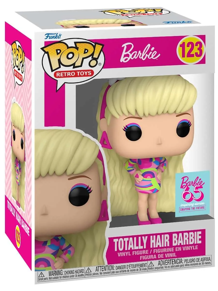Фигурка Funko POP! Retro Toys Барби 65th Totally Hair Barbie