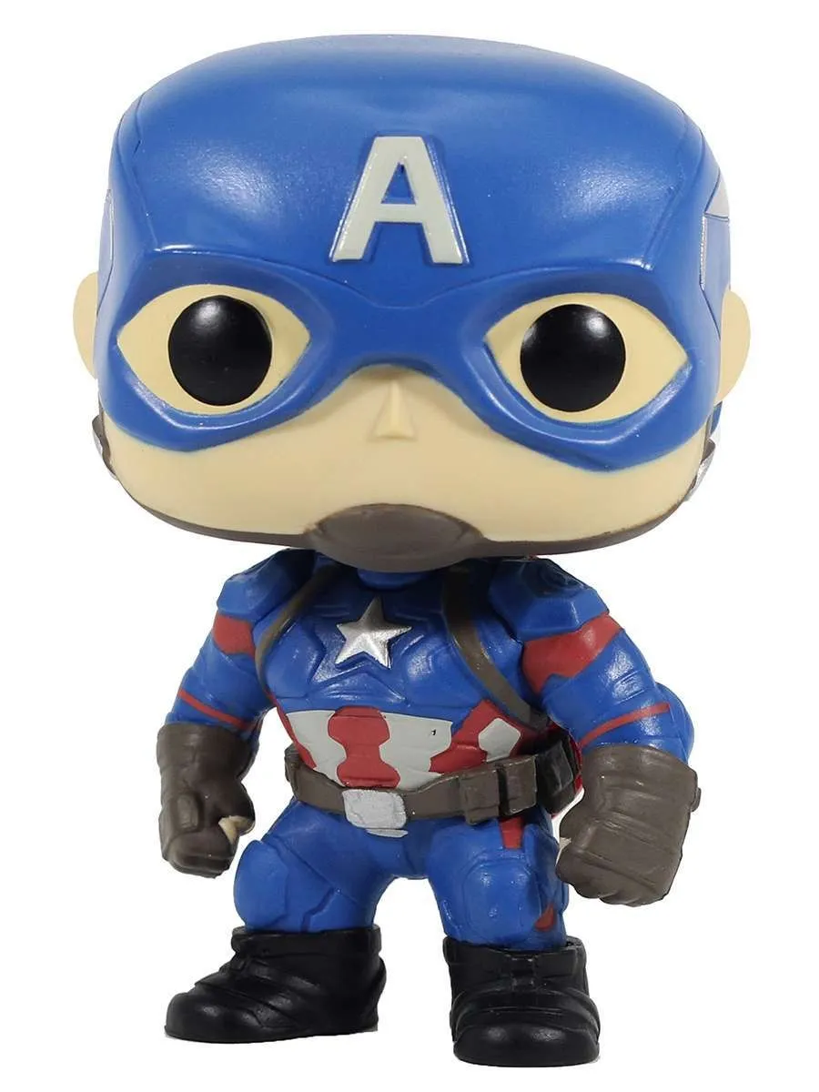 Фигурка Funko POP башкотряс Марвел Civil War Капитан Америка
