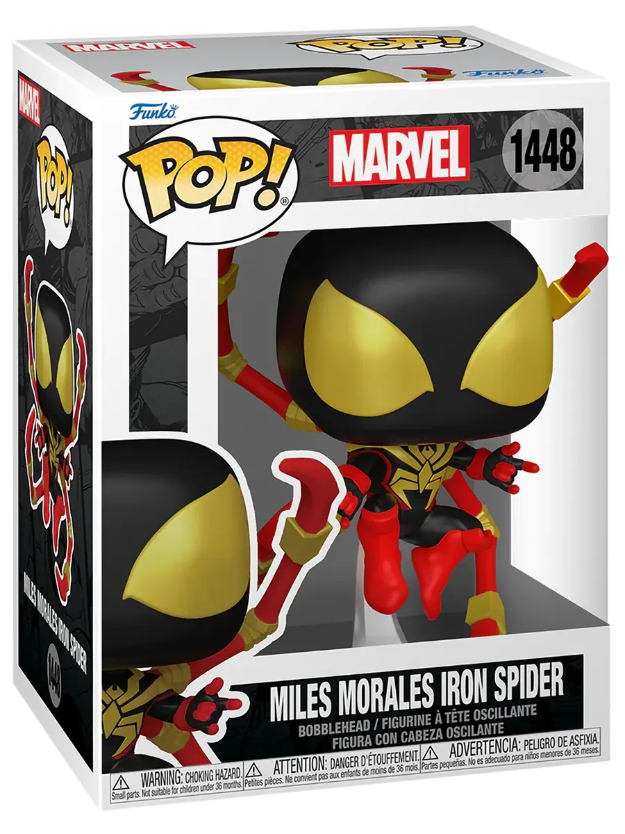 Фигурка Funko башкотряс Марвел Майлз Моралес Железный паук