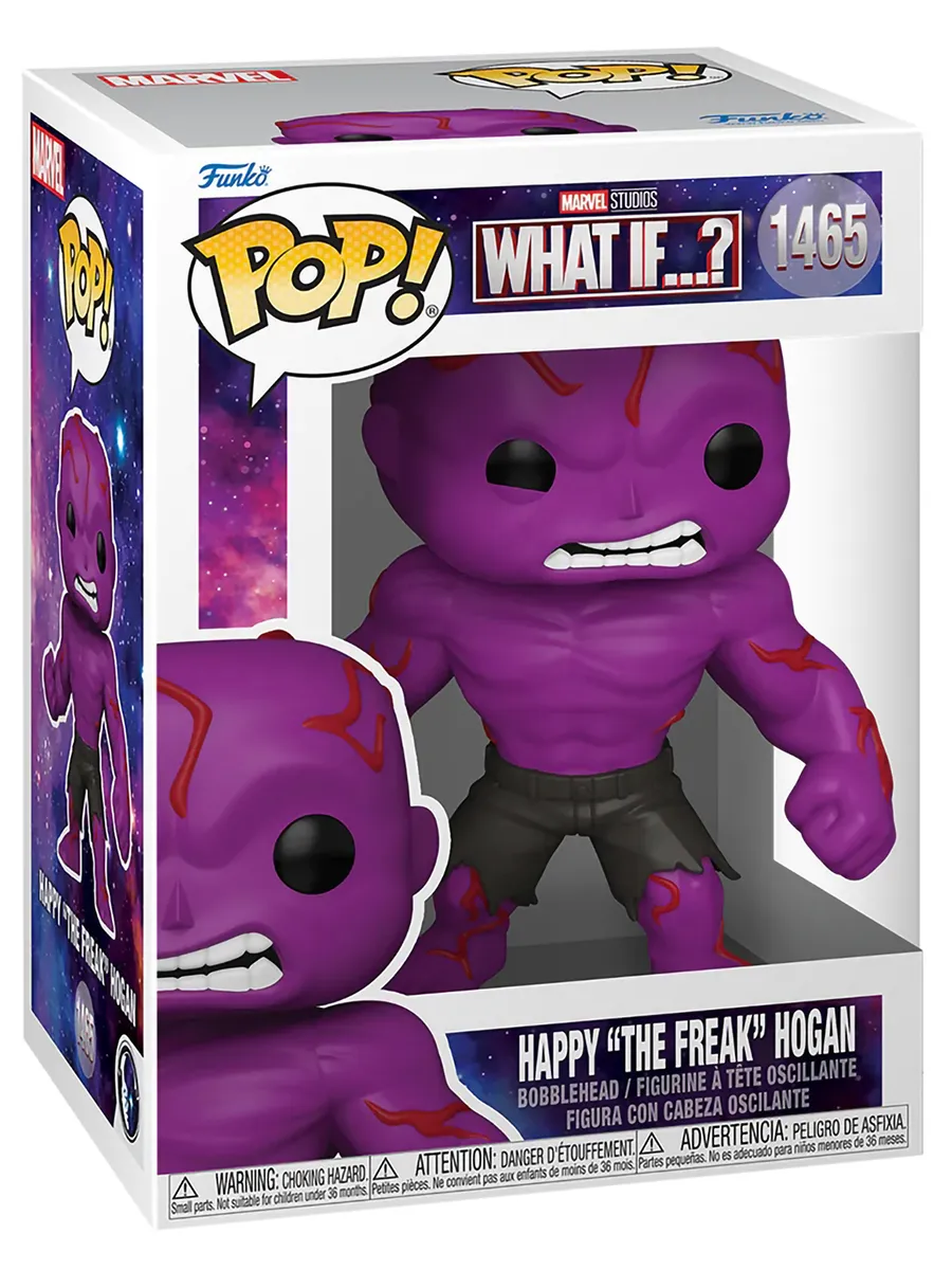 Фигурка Funko POP! башкотряс Марвел Что если Хэппи Хоган Фигурка Funko POP! башкотряс Марвел Что если Хэппи Хоган