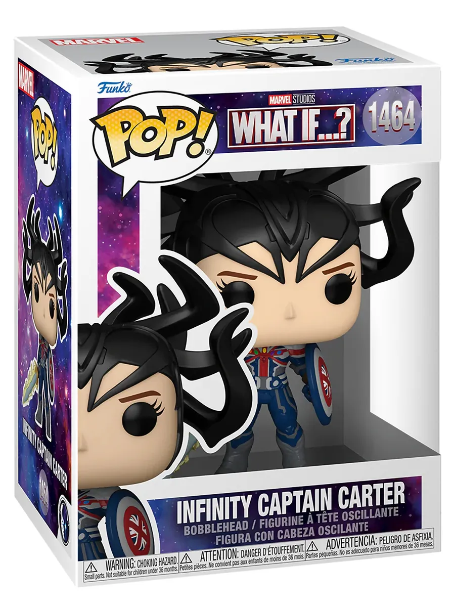 Фигурка Funko POP! башкотряс Марвел Что если Капитан Картер