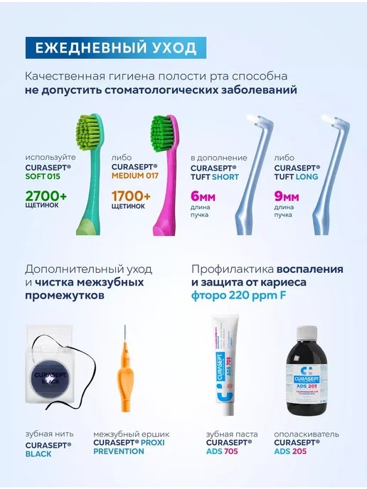CURASEPT Межзубные ершики PROXI Prevention MIX размеров 5 шт Италия, 5 шт, фото 7