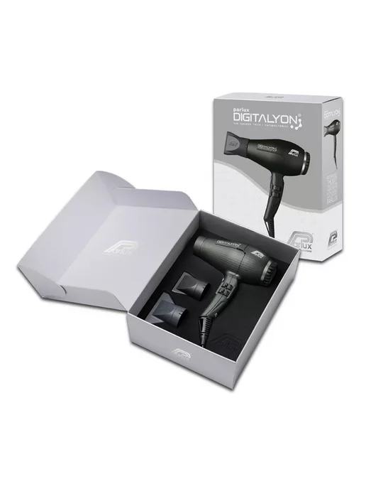 Parlux Фен Digitalyon Anthracite 0901-Digitalyon Antracite, черный, фото 3