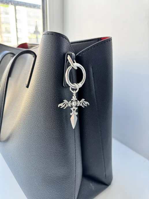 JibbStore Украшение подвеска на ботинки Крест, серый, фото 2