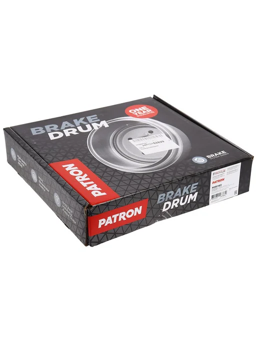 PATRON Барабан тормозной VW Polo (10-) SKODA Rapid задний (228х40м, 40 м, фото 3