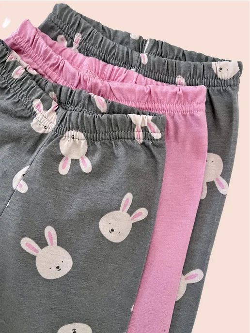 3kinder Штанишки в ясли садик набор хлопок, серый, фото 3