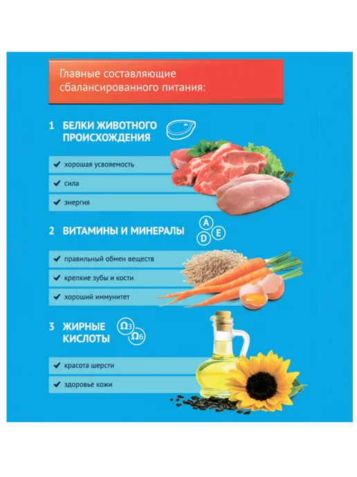 Сухой корм proхвост Прохвост Ассорти для собак, мясо, 13 кг, фото 4