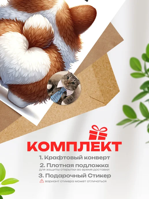 Аворка Открытка в подарок на 14 февраля, белый, фото 6