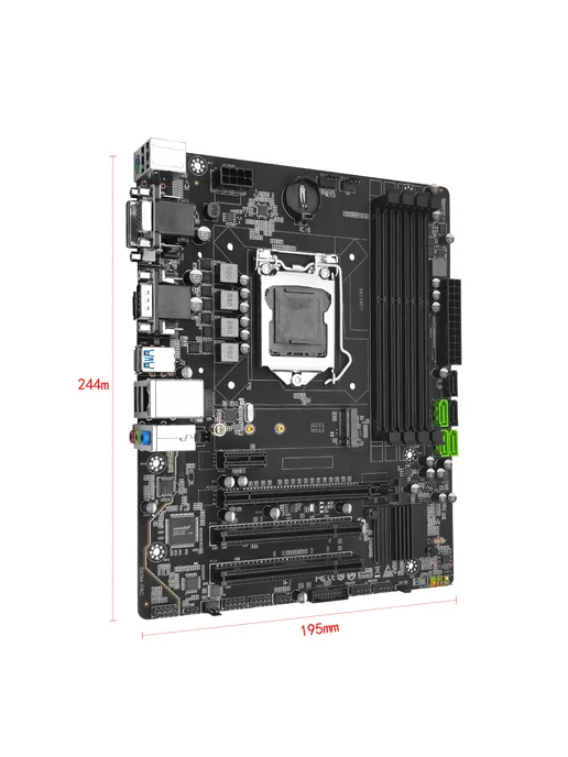 MAHCINIST B85M PRO материнская плата LGA 1150 DDR3 VGA HDMI, вариант, фото 4