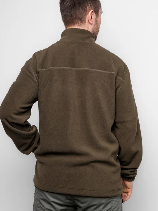 M1 WEAR Флисовая толстовка на молнии для активного отдыха, зеленый, фото 7