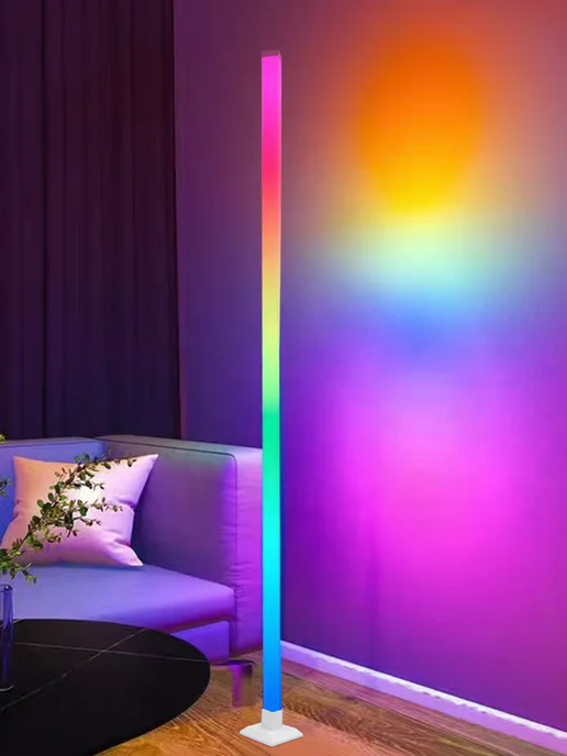 AY HOME Напольный светильник торшер RGB лампа, белый, фото 8