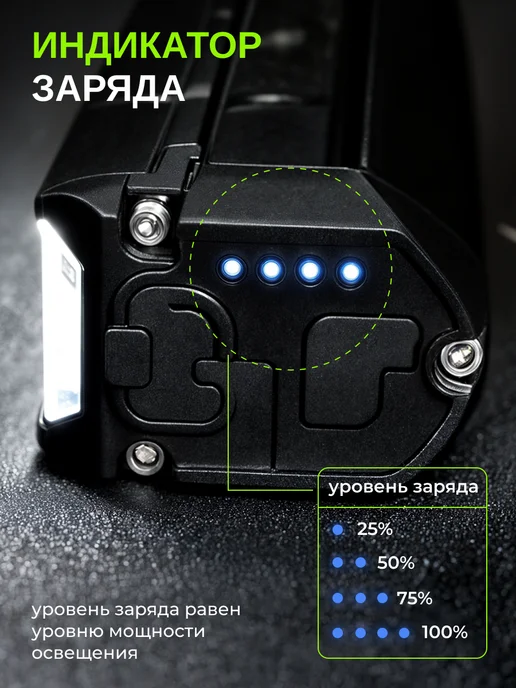 diplodock Передний фонарь велосипедный велофонарь для самоката, черный, фото 8