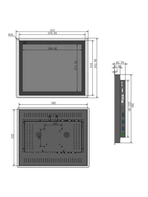 17"Моноблок 1280*1024 (8ГБ,256GB) отрасли русская системa, 1280x1024, 8 ГБ, фото 2