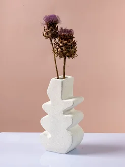 Ваза для сухоцветов интерьерная подарочная 20см