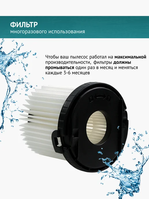 DOCTOR FILTERS Фильтр патронный для пылесоса Karcher VC 5 (2.863-239.0), белый, фото 2