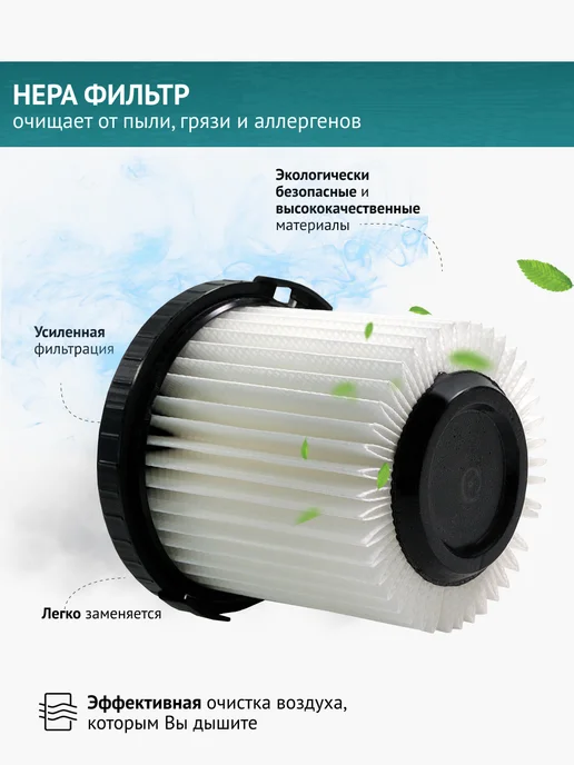DOCTOR FILTERS Фильтр патронный для пылесоса Karcher VC 5 (2.863-239.0), белый, фото 3