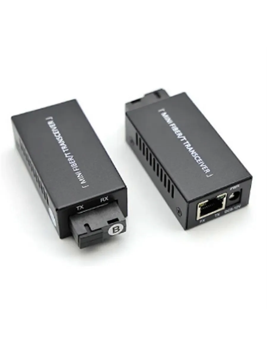 Конвертер медиа RJ45/SC, 100/1000M, 20км