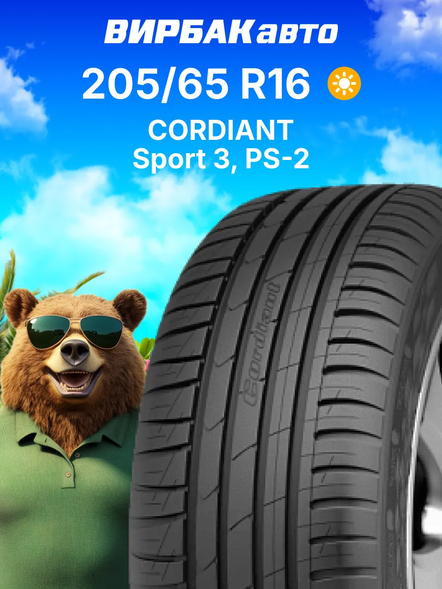 Шины летние 205/65R16 Sport 3, PS-2 95V