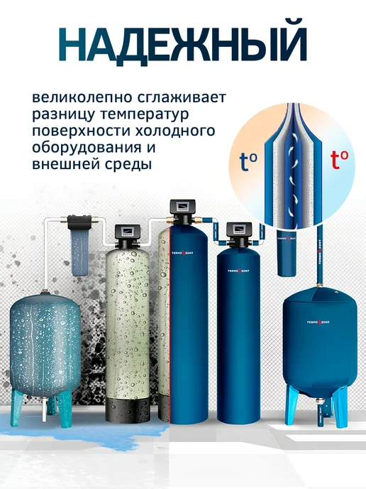 TermoZONT Чехол от конденсата для колонного фильтра 0844, черный, фото 3