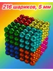 Неокуб магнитные шарики игрушка антистресс 216 шт неокубик 316293062 купить за 550 ₽ в интернет‑магазине Wildberries
