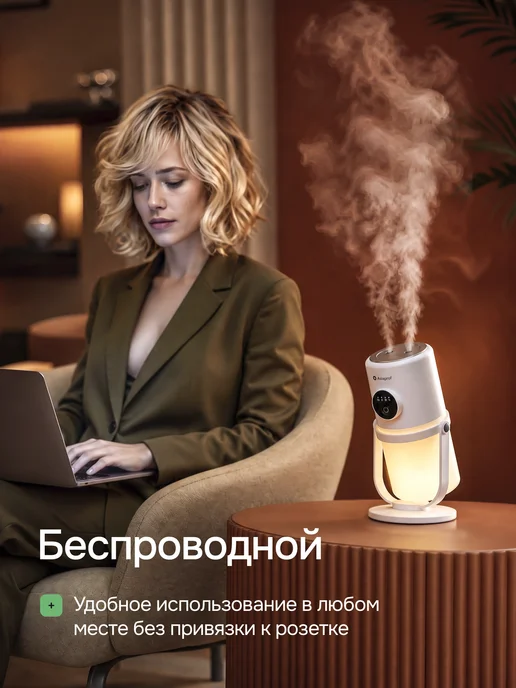 Asiaprof Увлажнитель воздуха мини для дома, вариант, фото 2