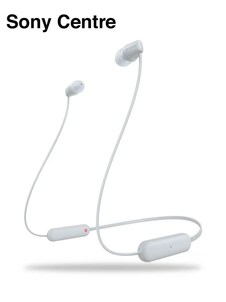 SONY WI-C100 Bluetooth наушники белые