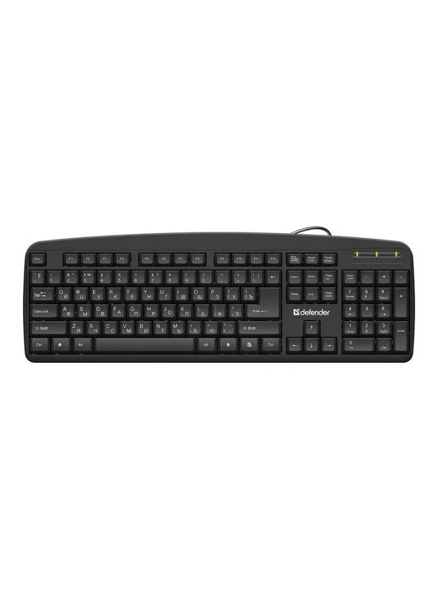 Клавиатура мембранная проводная Office HB-910 black