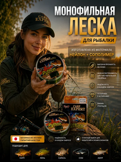 ADAFiSHING Леска для рыбалки 0.45 150 м плетенка рыболовная, 150 м, фото 2
