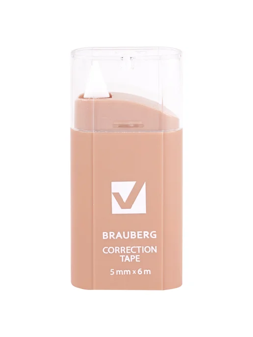 Brauberg Корректирующая лента COMPACT PASTEL, 5 мм х 6 м. 1 шт, 6 м, фото 8