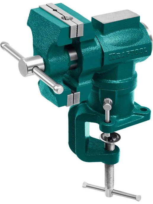 Kraftool Тиски слесарные настольные 63 мм 32714-65, вариант, фото 6
