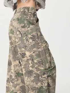 Джинсы широкие камуфляжные карго y2k (на рост до 167) ЯRD Wear 316610788 купить за 2 584 ₽ в интернет-магазине Wildberries