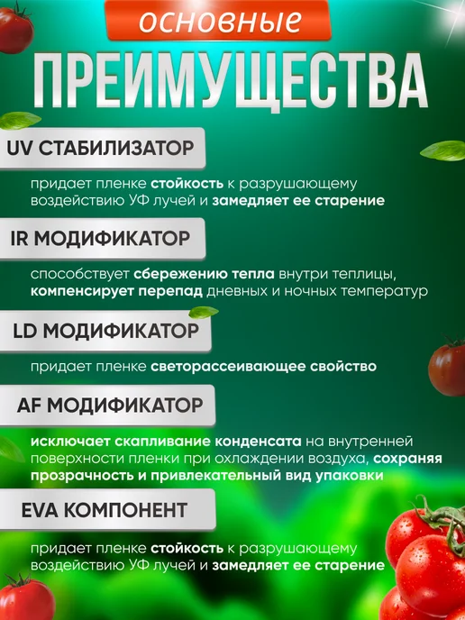 MakHok Пленка для теплиц и парников многолетняя 200 мкм 6*10, 3x4, фото 4