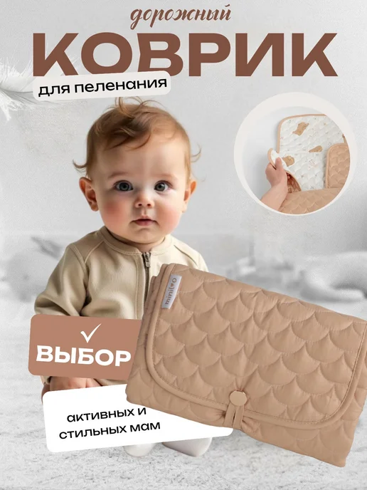 MiniLoo Матрас для пеленания дорожный, вариант