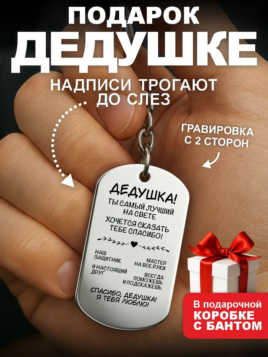 Подарок дедушке на день рождения брелок