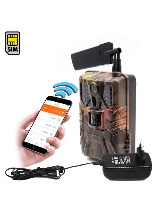 Филин Фотоловушка TUYA 4К 4G для охоты Filin-TUYA HC-910 Pro-4K, 4 г